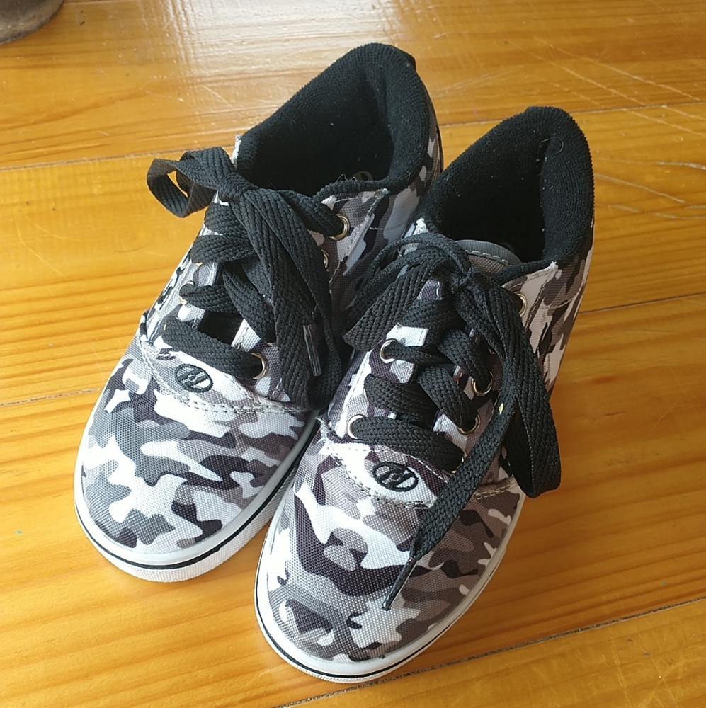 Heelys Pro 20 Prints CAMO Youth 1 - UK 13, Pre-owned Roll Smoothly! ULTRA RARE!